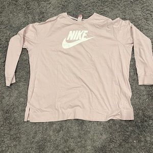BUNDLE!! Two oversized Nike womens long sleeve tees